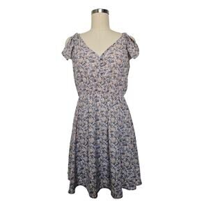 Sienna Sky Floral Shoulder Ties Dress, Sz XS, PTP (relaxed): 17in, W: 11in